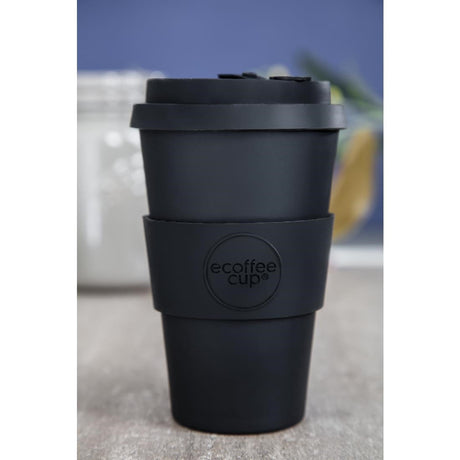 DY493 ecoffee Cup Reusable Coffee Cup Kerr & Napier Black 14oz JD Catering Equipment Solutions Ltd