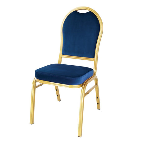 DY696 Bolero Regal Banquet Chairs Sapphire (Pack of 4) JD Catering Equipment Solutions Ltd