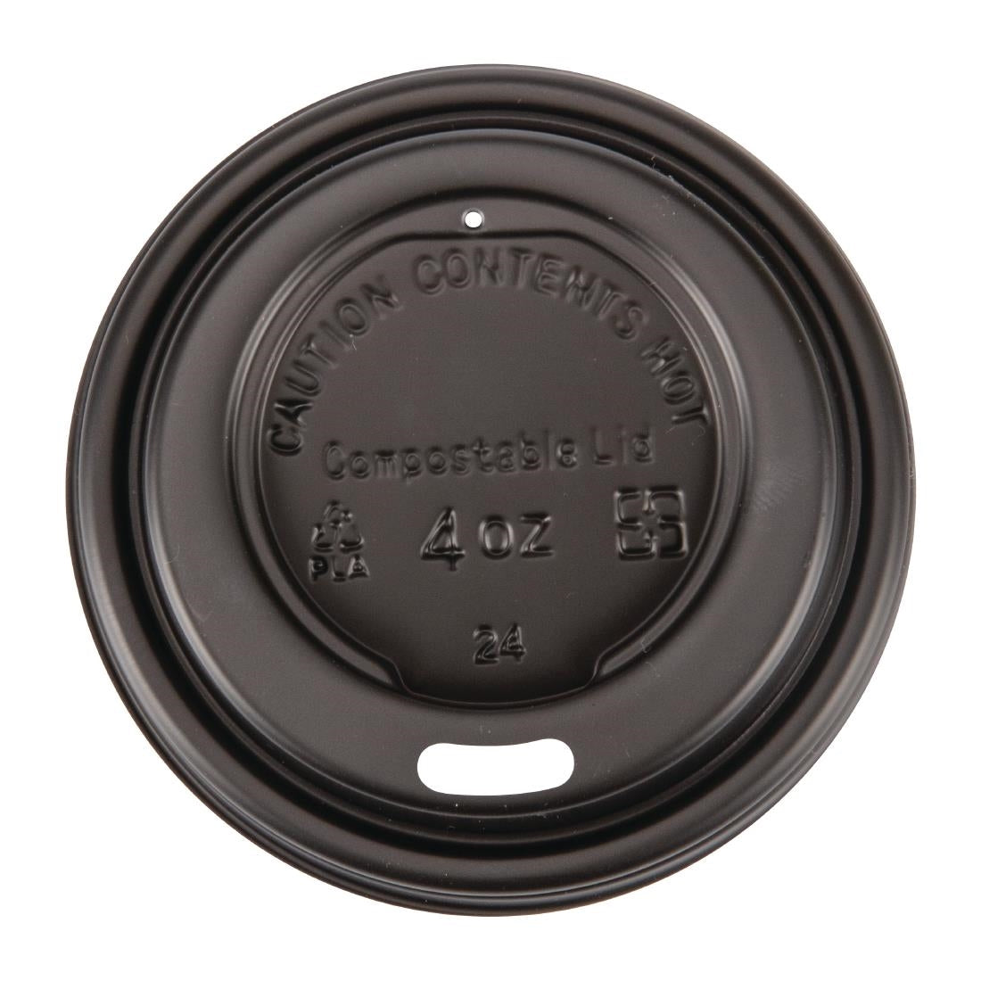 DY982 Fiesta Compostable Espresso Cup Lids 113ml / 4oz (Pack of 50) JD Catering Equipment Solutions Ltd