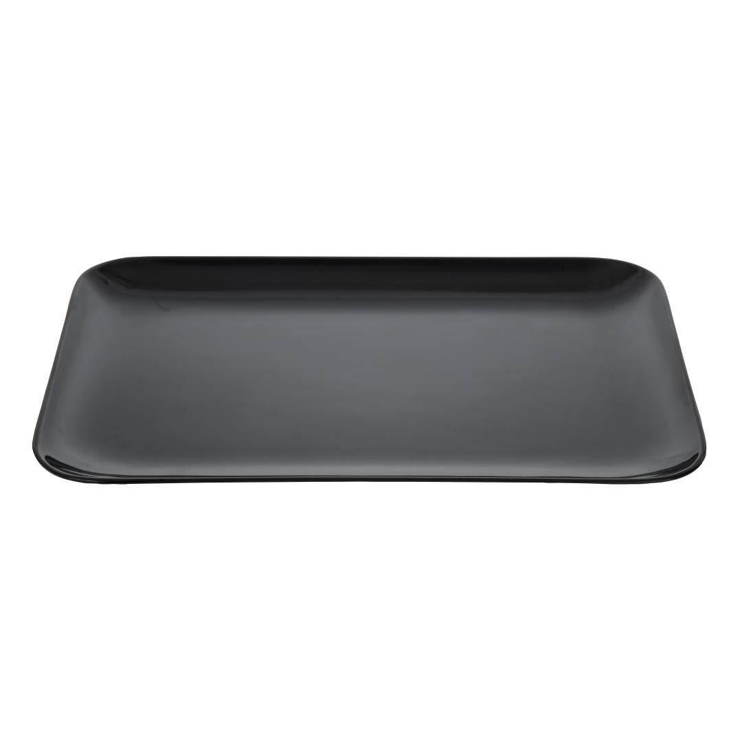 Dalebrook Melamine Large Rectangular Platter Black 330mm JD Catering Equipment Solutions Ltd