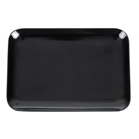 Dalebrook Melamine Medium Rectangular Platter Black 290mm JD Catering Equipment Solutions Ltd