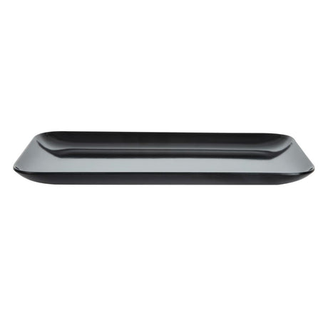 Dalebrook Melamine Small Rectangular Platter Black 240mm JD Catering Equipment Solutions Ltd