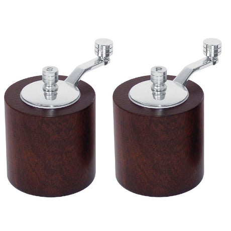 Dark Wood Salt and Pepper Mill Grinder Set JD Catering Equipment Solutions Ltd