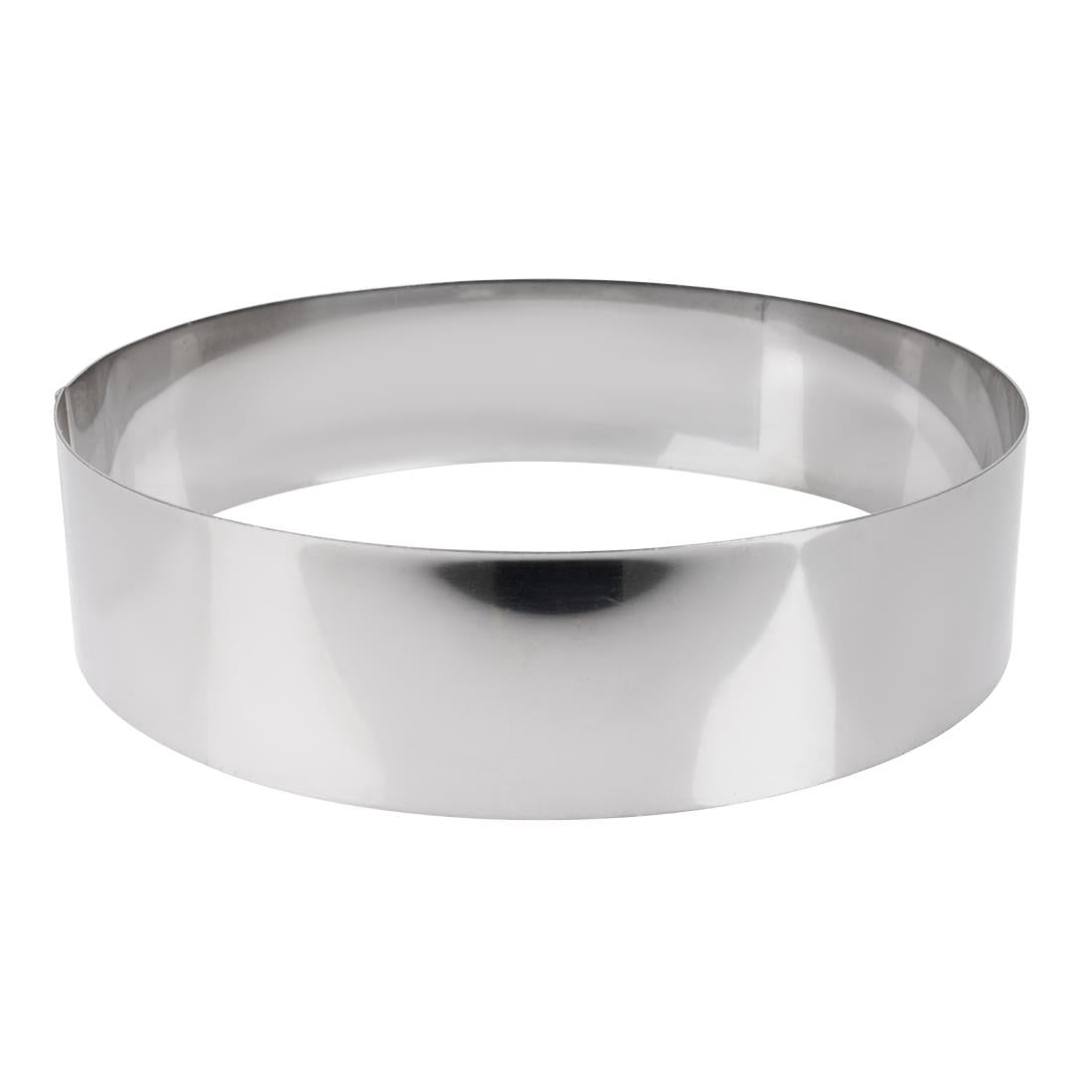 De Buyer Stainless Steel Mousse Ring 240 x 60mm JD Catering Equipment Solutions Ltd