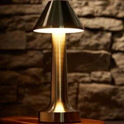 Deca Brassy Table Lamp 23cm / 9″ 843001G JD Catering Equipment Solutions Ltd