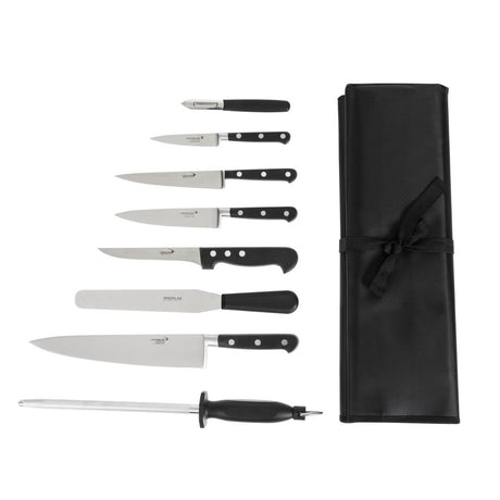 Deglon Sabatier 8 Piece Chef Knife Set JD Catering Equipment Solutions Ltd