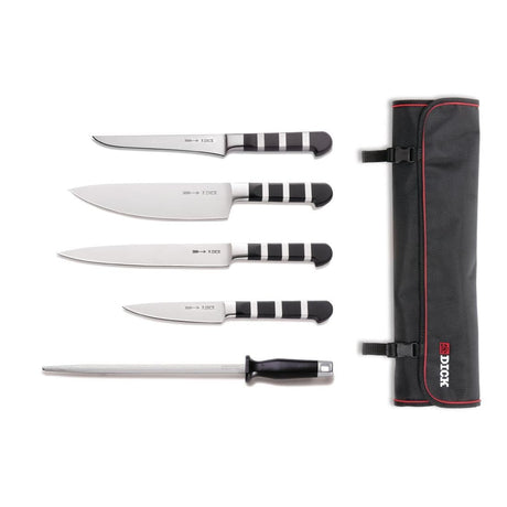 Dick 1905 5 Piece Fully Forged Knife Set with Wallet JD Catering Equipment Solutions Ltd