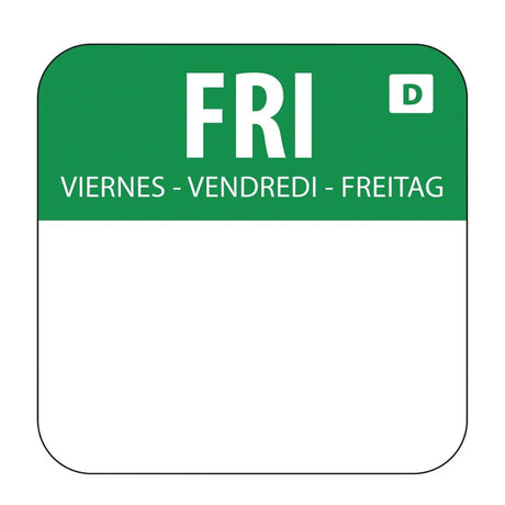 U781 Dissolvable Food Rotation Labels (Pack of 1000) - JD Catering Equipment Solutions Ltd
