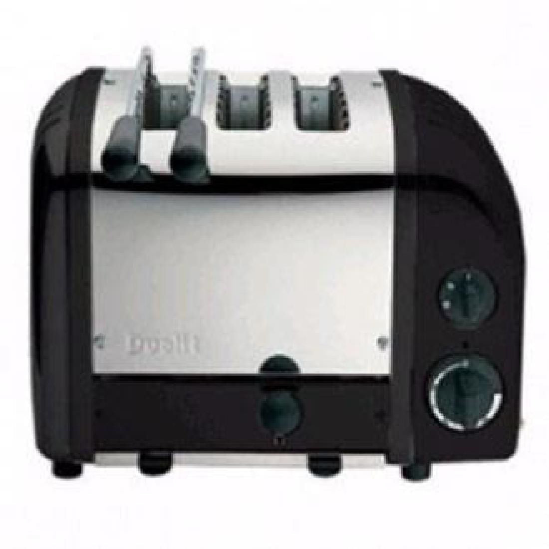 Dualit 2 + 1 Combi Vario 3 Slice Toaster Black 31205 JD Catering Equipment Solutions Ltd