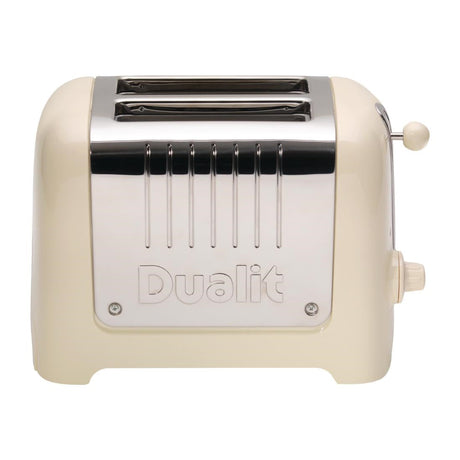 Dualit 2 Slice Lite Toaster Cream 26202 JD Catering Equipment Solutions Ltd