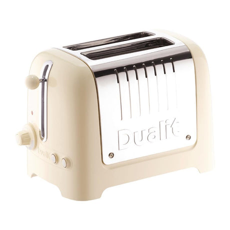 Dualit 2 Slice Lite Toaster Cream 26202 JD Catering Equipment Solutions Ltd