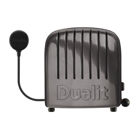 Dualit 2 Slice Vario Toaster Metallic Charcoal 20241 JD Catering Equipment Solutions Ltd