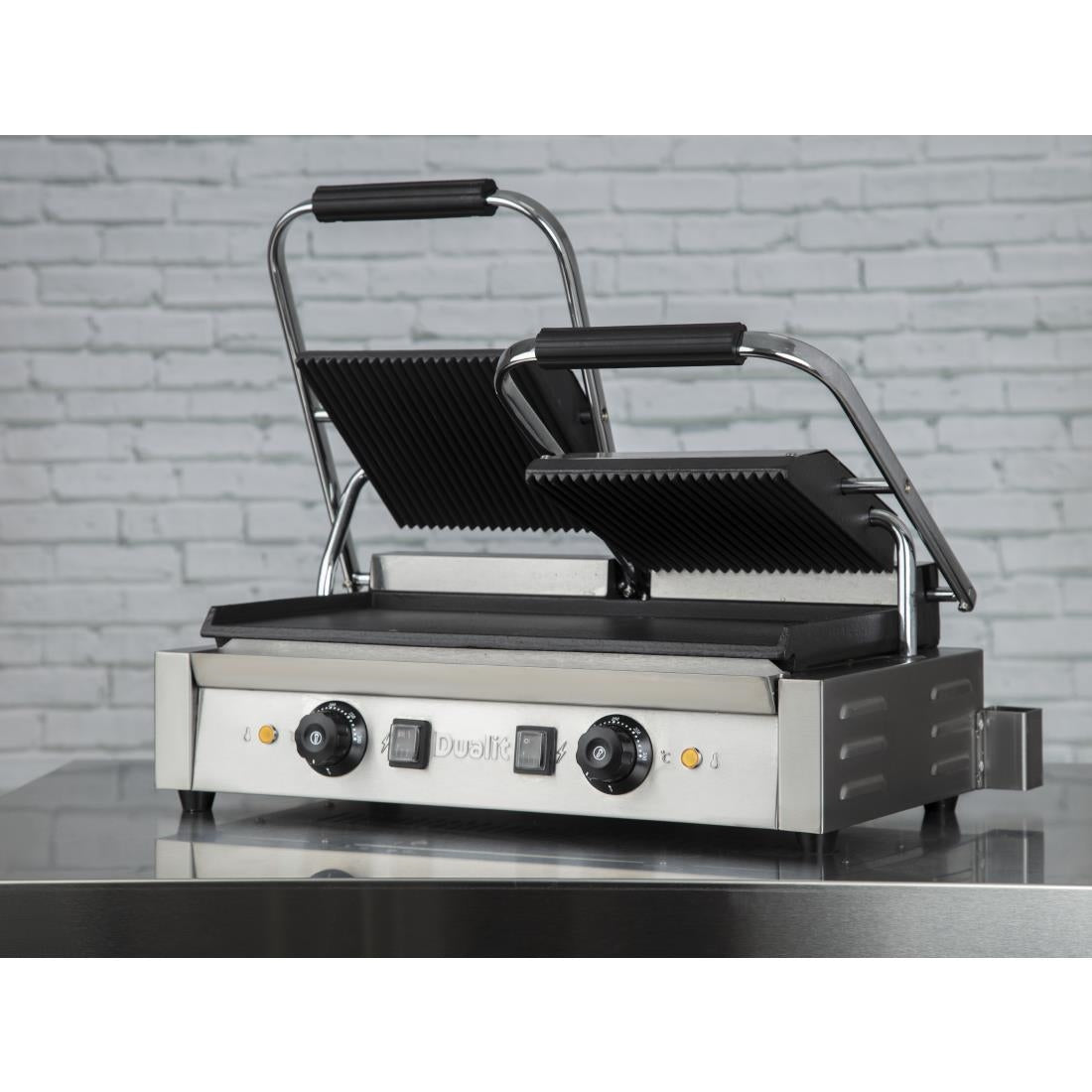 Dualit Double Panini Contact Grill 96002 JD Catering Equipment Solutions Ltd