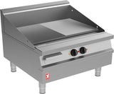 Falcon Dominator Plus 800mm Wide Half Ribbed Griddle E3481R – JD Catering Equipment