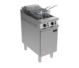 Falcon Dominator Plus Free Standing Electric Twin Filtration Angel Fryer on Feet E3845F2X | JB716 – JD Catering Equipment