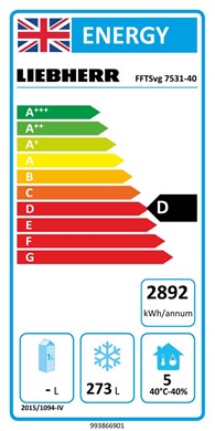 Liebherr Premium 3 Door Counter Freezer FFTSvg 7531