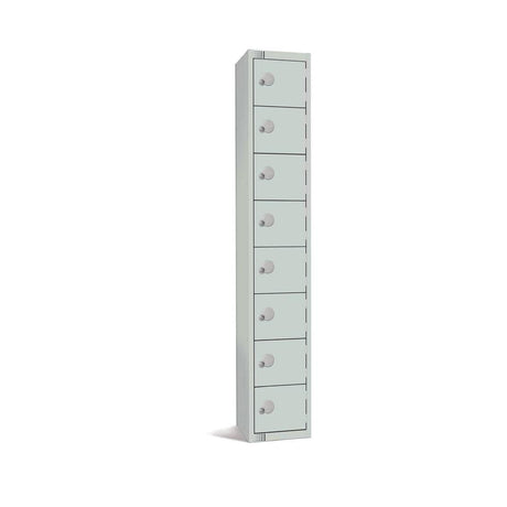 Elite Eight Door Coin Return Locker Grey JD Catering Equipment Solutions Ltd