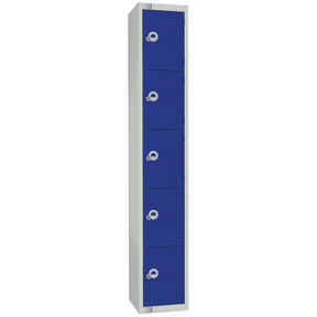 Elite Five Door Coin Return Locker Blue JD Catering Equipment Solutions Ltd