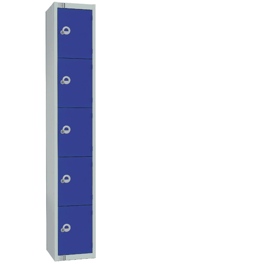 Elite Five Door Coin Return Locker with Sloping Top 450mm Deep JD Catering Equipment Solutions Ltd