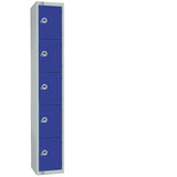 Elite Five Door Coin Return Locker with Sloping Top 450mm Deep JD Catering Equipment Solutions Ltd