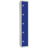 Elite Five Door Electronic Combination Locker Blue JD Catering Equipment Solutions Ltd