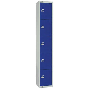 CG612-EL Elite Five Door Electronic Combination Locker Blue - JD Catering Equipment Solutions Ltd