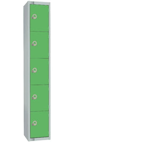 CG619-EL Elite Five Door Electronic Combination Locker Green - JD Catering Equipment Solutions Ltd