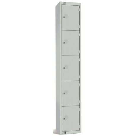 Elite Five Door Manual Combination Locker Locker Grey JD Catering Equipment Solutions Ltd