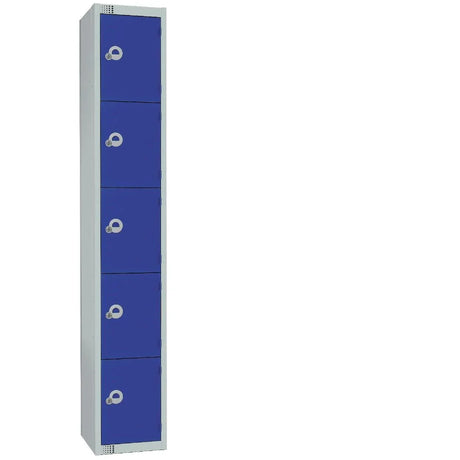 CG612-CLS Elite Five Door Manual Combination Locker with Sloping Top - JD Catering Equipment Solutions Ltd