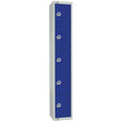 Elite Five Door Manual Combination Locker with Sloping Top JD Catering Equipment Solutions Ltd