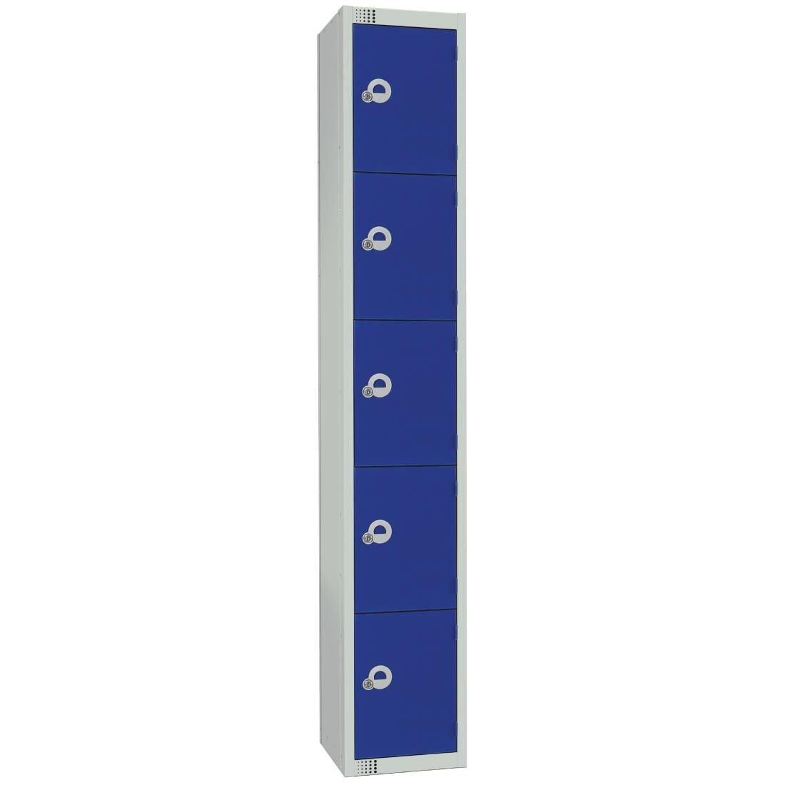 Elite Five Door Manual Combination Locker with Sloping Top JD Catering Equipment Solutions Ltd