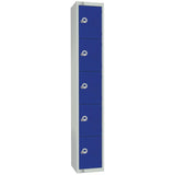 Elite Five Door Manual Combination Locker with Sloping Top JD Catering Equipment Solutions Ltd