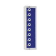 Elite Personal Effects Locker 8 Door Blue Camlock JD Catering Equipment Solutions Ltd