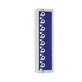 Elite Personal Effects Locker 8 Door Blue Camlock JD Catering Equipment Solutions Ltd