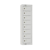 Elite Personal Effects Locker 8 Door Grey Camlock JD Catering Equipment Solutions Ltd
