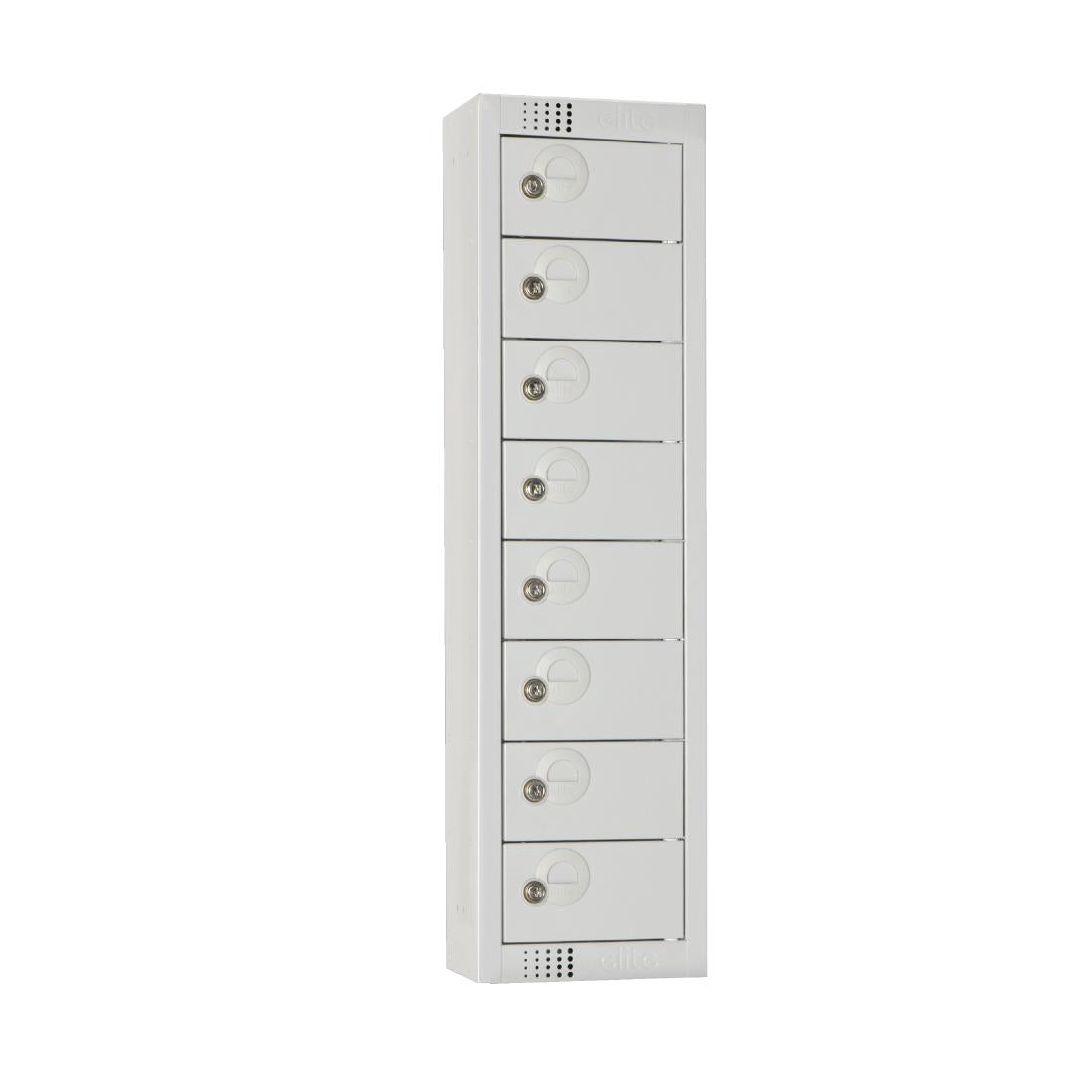 Elite Personal Effects Locker 8 Door Grey Camlock JD Catering Equipment Solutions Ltd