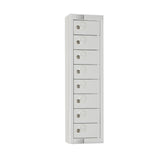 Elite Personal Effects Locker 8 Door Grey Camlock JD Catering Equipment Solutions Ltd