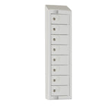 Elite Personal Effects Locker 8 Door Grey Camlock Sloping Top JD Catering Equipment Solutions Ltd