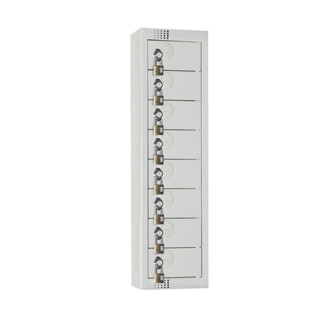 Elite Personal Effects Locker 8 Door Grey Padlock JD Catering Equipment Solutions Ltd