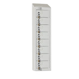 Elite Personal Effects Locker 8 Door Grey Padlock Sloping Top JD Catering Equipment Solutions Ltd
