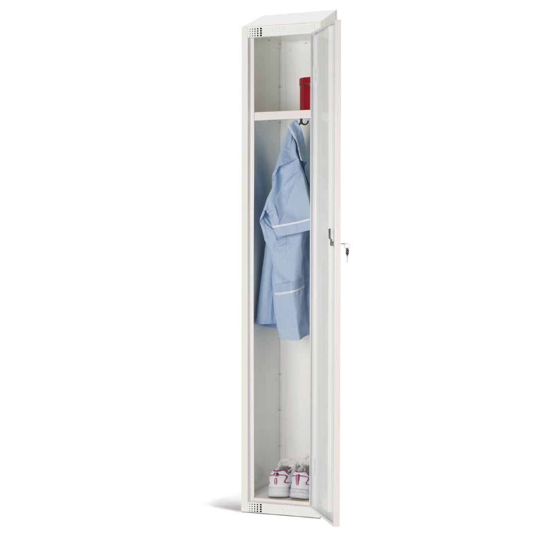Elite Single Door Coin Return Locker with Sloping Top JD Catering Equipment Solutions Ltd