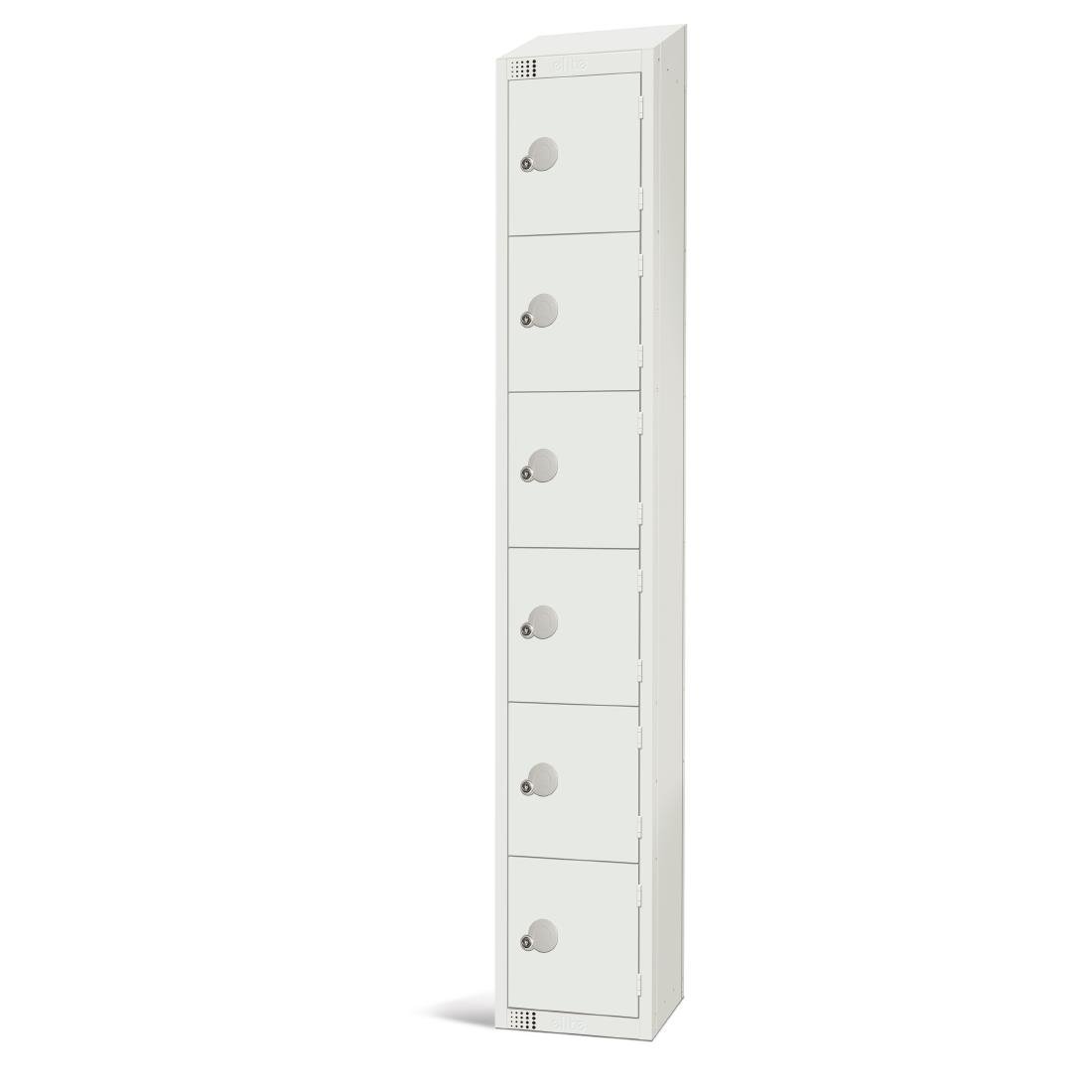 Elite Six Door Camlock Locker with Sloping Top JD Catering Equipment Solutions Ltd
