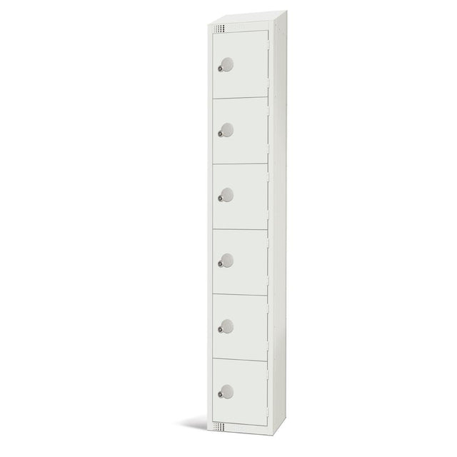 Elite Six Door Camlock Locker with Sloping Top JD Catering Equipment Solutions Ltd