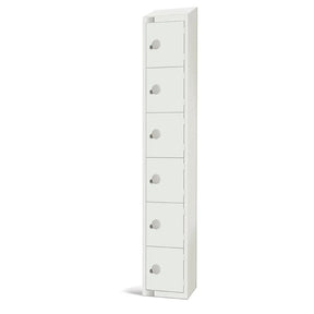 GR307-CLS Elite Six Door Manual Combination Locker with Sloping Top - JD Catering Equipment Solutions Ltd