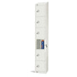 Elite Six Door Padlock Locker with Sloping Top JD Catering Equipment Solutions Ltd