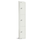 Elite Three Door Manual Combination Locker with Sloping Top JD Catering Equipment Solutions Ltd