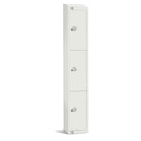 Elite Three Door Manual Combination Locker with Sloping Top JD Catering Equipment Solutions Ltd