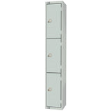Elite Three Door Padlock Locker 300mm Deep JD Catering Equipment Solutions Ltd