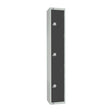Elite Three Door Padlock Locker 450mm Deep JD Catering Equipment Solutions Ltd