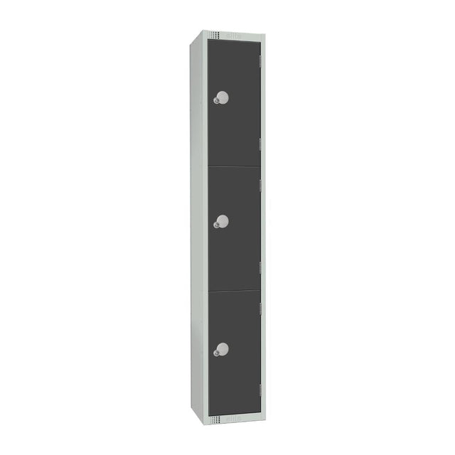 Elite Three Door Padlock Locker 450mm Deep JD Catering Equipment Solutions Ltd